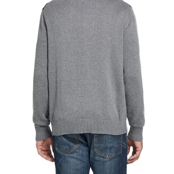 Weatherproof Vintage Men's Plaid Sweater Gray Size Medium - Picture 2 of 7